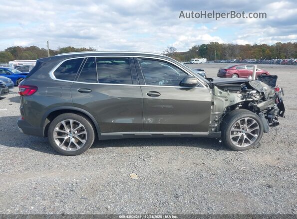 5UXCR6C04P9S00756 2023 BMW X5 Green Widok wnętrza z tyłu
