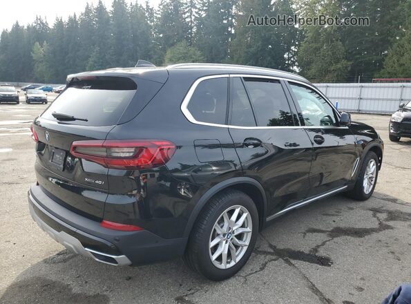 5UXCR6C07LLL82353 2020 BMW X5 Black Задня права чверть