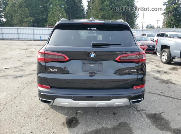 5UXCR6C07LLL82353 2020 BMW X5 Black Вид ззаду