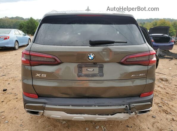 5UXCR6C07P9P33040 2023 BMW X5 Green Հետևի տեսք