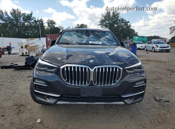 5UXCR6C08L9C15936 2020 BMW X5 Black Widok z przodu