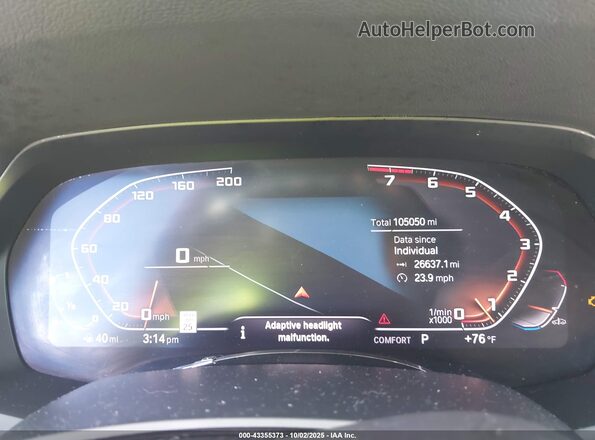 5UXCR6C08LLL76416 2020 BMW X5 Black Հետևի նստատեղերի տեսք
