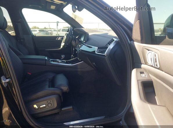 5UXCR6C09LLL83214 2020 BMW X5 Black Widok wnętrza z przodu