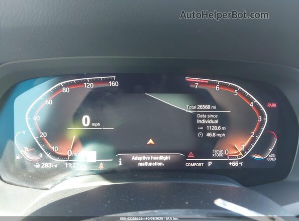 5UXCR6C09LLL83214 2020 BMW X5 Black Widok tylnych siedzeń