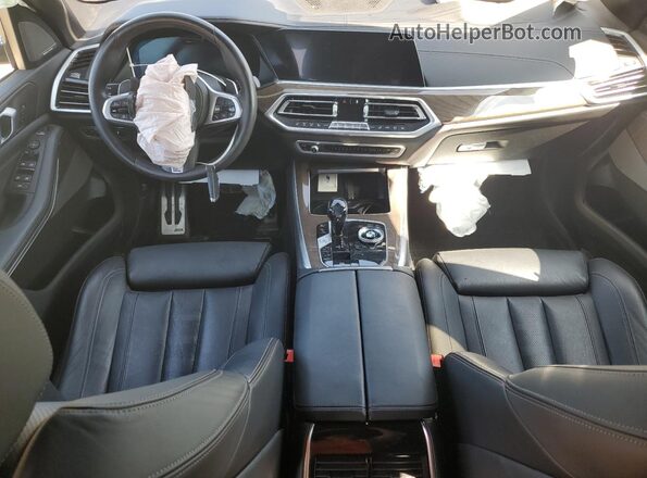 5UXCR6C0XM9E55376 2021 BMW X5 Black Dashboard view