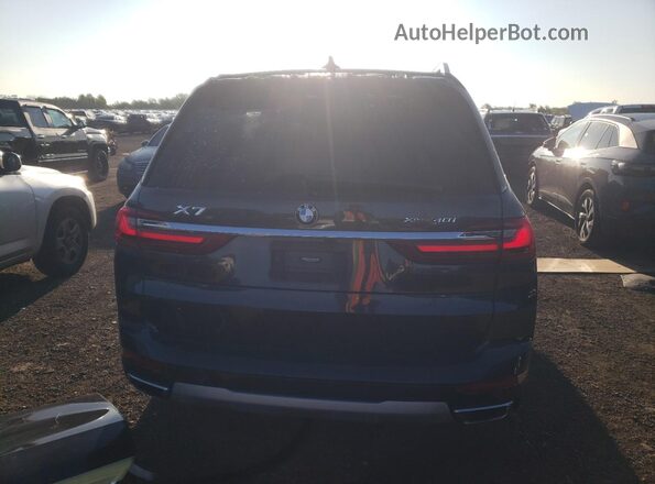 5UXCW2C01M9E76067 2021 BMW X7 Black Vista trasera