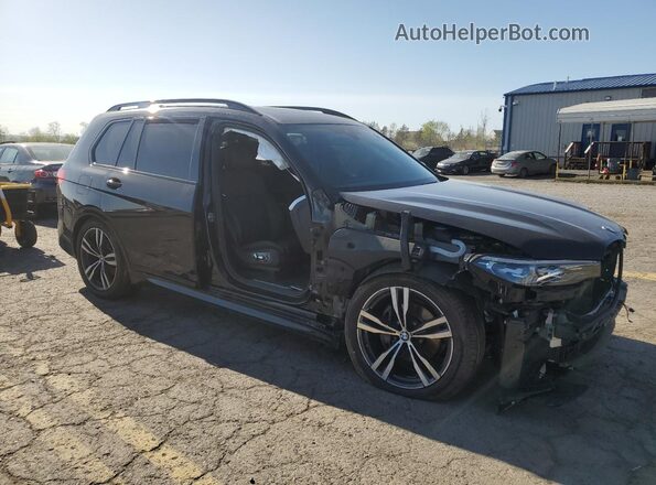 5UXCW2C02N9M89814 2022 BMW X7 Black Delantero derecho