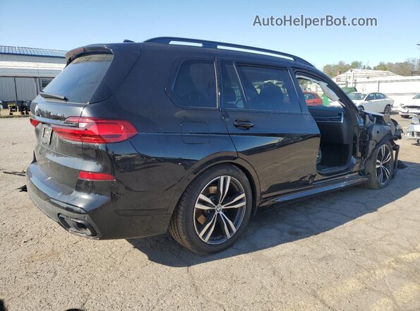 5UXCW2C02N9M89814 2022 BMW X7 Black Trasero derecho