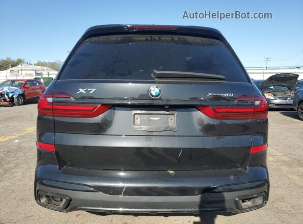 5UXCW2C02N9M89814 2022 BMW X7 Black Vista trasera