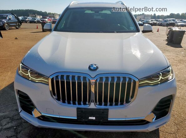 5UXCW2C03L9B15471 2020 BMW X7 White Widok z przodu