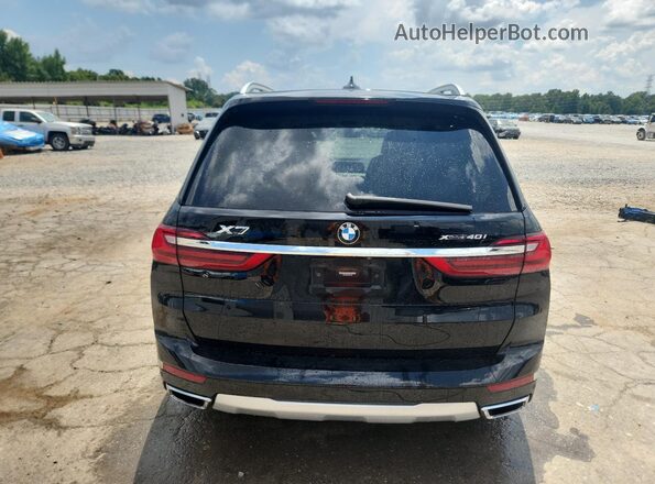 5UXCW2C04L9A01365 2020 BMW X7 Black Widok z tyłu