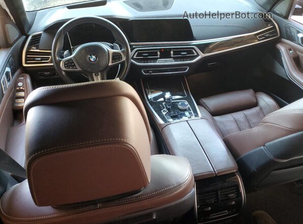 5UXCW2C04L9C57487 2020 BMW X7 Charcoal Vista del salpicadero
