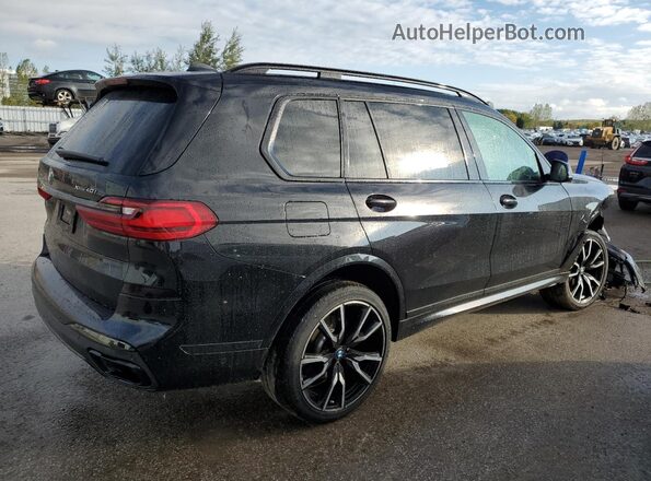 5UXCW2C06M9F30415 2021 BMW X7 Black Tył prawy