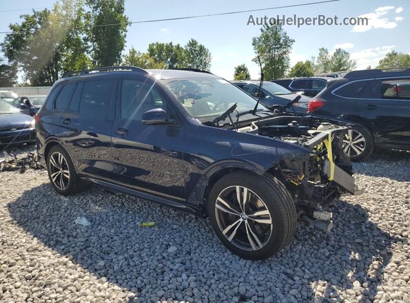 5UXCW2C06M9H09425 2021 BMW X7 Blue Առջևի աջ