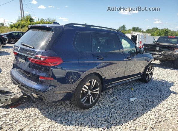 5UXCW2C06M9H09425 2021 BMW X7 Blue Հետևի աջ