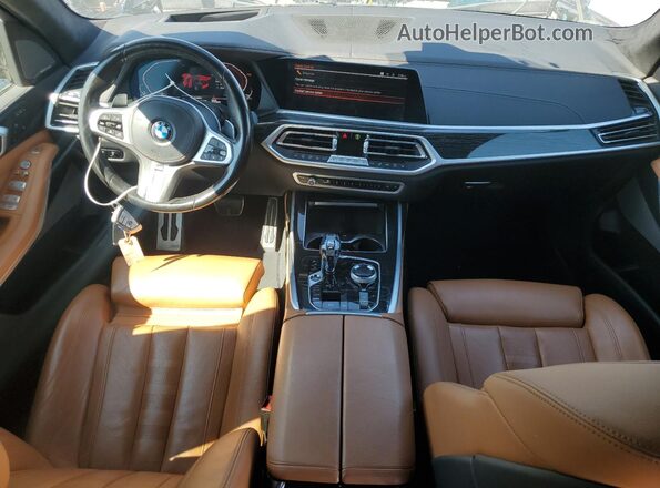 5UXCW2C06M9H09425 2021 BMW X7 Blue Առջևի վահանակի տեսք