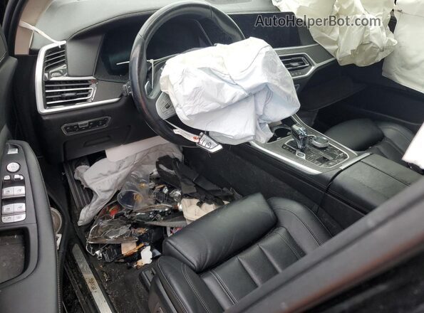 5UXCW2C07L0E74956 2020 BMW X7 Black Dashboard view