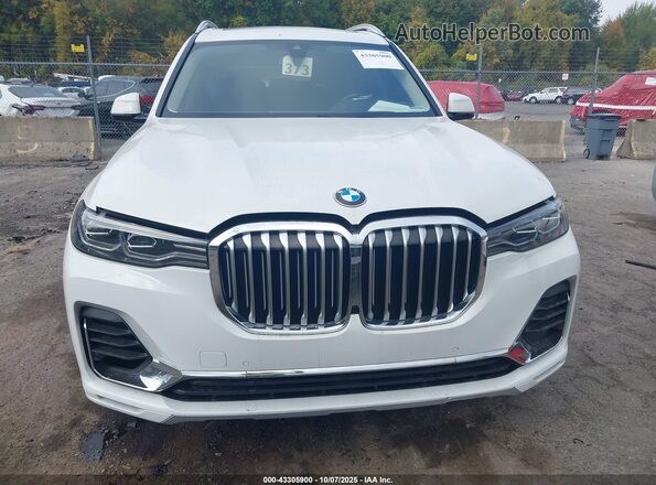 5UXCW2C07L9A00663 2020 BMW X7 White Widok zestawu wskaźników