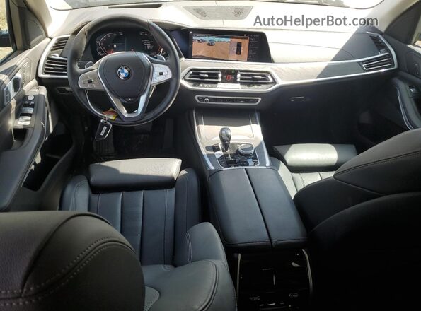 5UXCW2C07M9H26864 2021 BMW X7 Black წინა პანელის ხედი