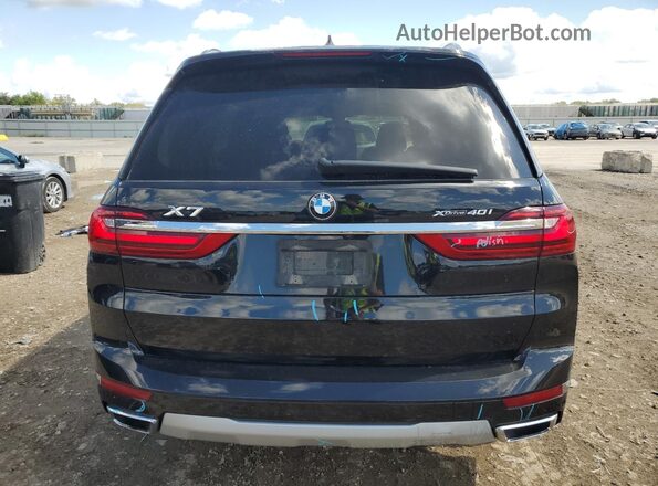 5UXCW2C07M9H26864 2021 BMW X7 Black უკანა ხედი