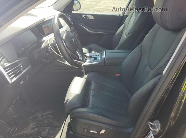 5UXCW2C07M9H26864 2021 BMW X7 Black წინა სალონის ხედი