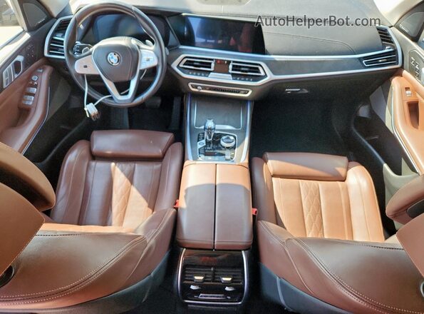 5UXCW2C08L9C51062 2020 BMW X7 Gray Առջևի վահանակի տեսք