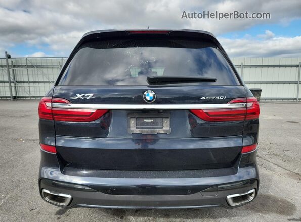 5UXCW2C0XL9A01435 2020 BMW X7 Black Widok z tyłu