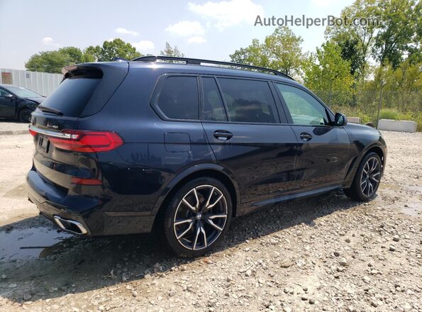 5UXCW2C51KLB44092 2019 BMW X7 Черный Задняя правая четверть
