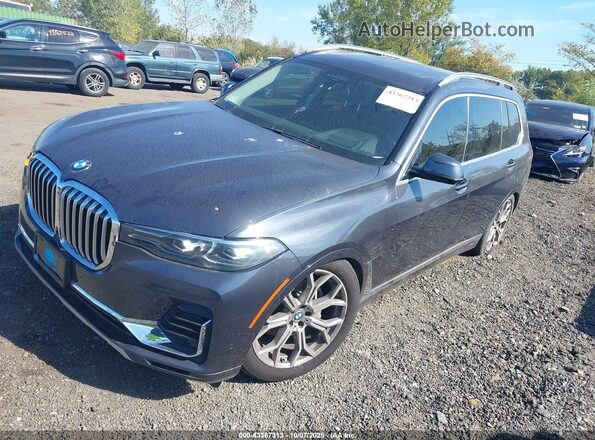 5UXCW2C53KL087374 2019 BMW X7 Gray Przód lewy