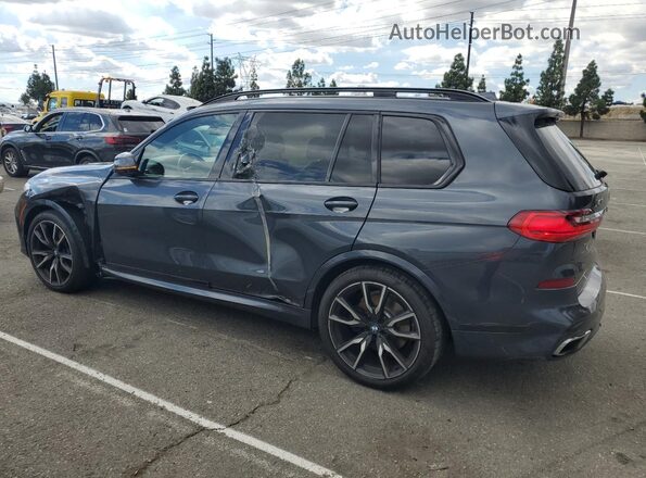5UXCX4C52KLS38522 2019 BMW X7 Gray Trasero izquierdo