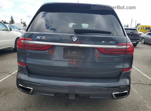 5UXCX4C52KLS38522 2019 BMW X7 Gray Vista trasera
