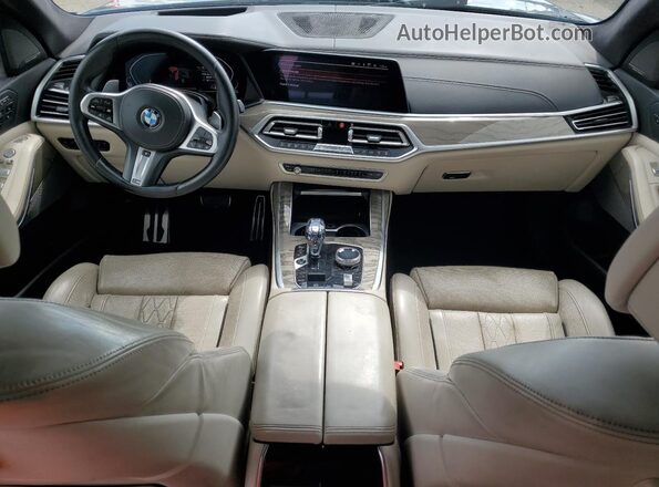 5UXCX4C52KLS38522 2019 BMW X7 Gray Vista del salpicadero
