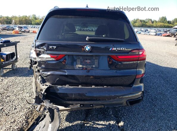 5UXCX6C00L9C63422 2020 BMW X7 Blue Вид ззаду