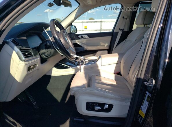 5UXCX6C00L9C63422 2020 BMW X7 Blue Вид салону спереду