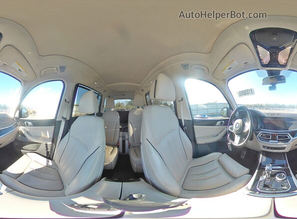 5UXCX6C00L9C63422 2020 BMW X7 Blue Панорамний вид салону 360°