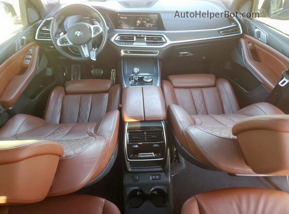 5UXCX6C04N9N00722 2022 BMW X7 Gray Dashboard view
