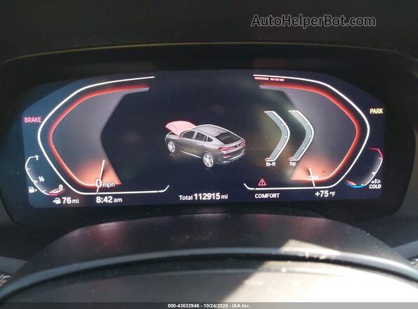 5UXCY4C00L9C49425 2020 BMW X6 Черный Вид задних сидений