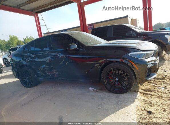 5UXCY4C08M9H29469 2021 BMW X6 Black 