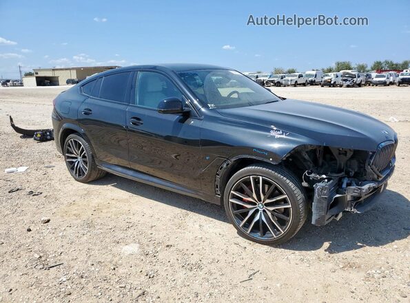 5UXCY6C02N9J04673 2022 BMW X6 Black 