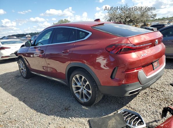 5UXCY6C02N9K95897 2022 BMW X6 Red Trasero izquierdo