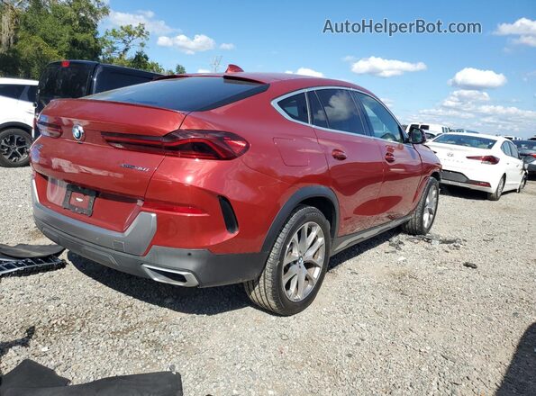 5UXCY6C02N9K95897 2022 BMW X6 Red Trasero derecho