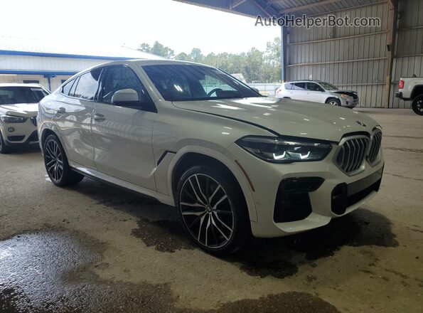 5UXCY6C02P9P97103 2023 BMW X6 White Delantero derecho