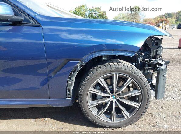 5UXCY6C04N9L28351 2022 BMW X6 Синий 