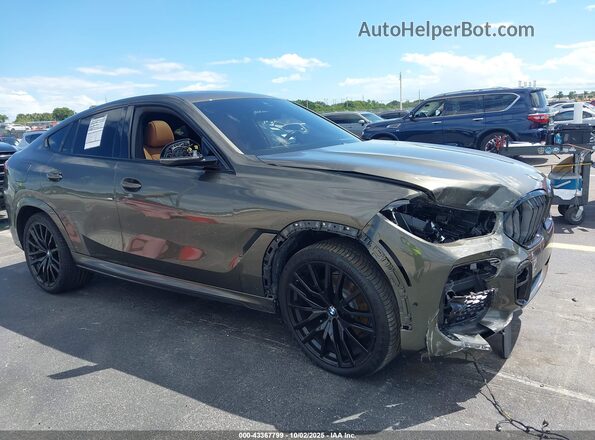 5UXCY6C04P9P29837 2023 BMW X6 Brown 