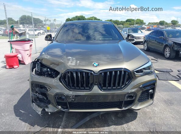 5UXCY6C04P9P29837 2023 BMW X6 Brown 