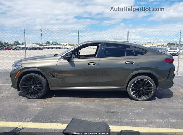 5UXCY6C04P9P29837 2023 BMW X6 Brown 