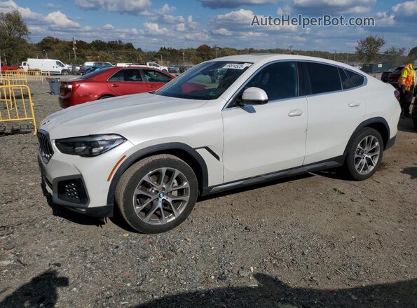 5UXCY6C05L9D46440 2020 BMW X6 White Tył lewy