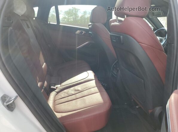 5UXCY6C05L9D46440 2020 BMW X6 White Widok wnętrza z tyłu