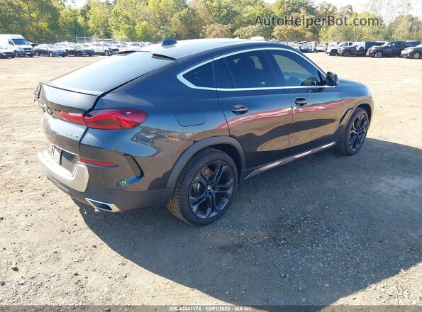 5UXCY6C05M9G43855 2021 BMW X6 Gray Задня права чверть