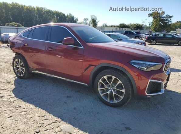 5UXCY6C07L9D47766 2020 BMW X6 Red წინა მარჯვენა